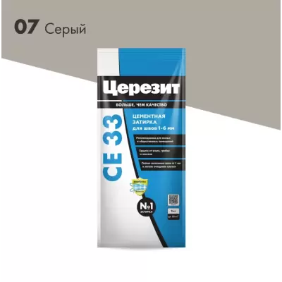 "CERESIT" Затирка СЕ33 серая 2кг №33